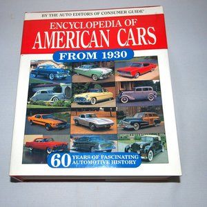 Encyclopedia of American Cars From 1930 From 1993 Huge book